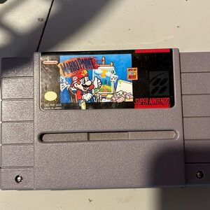 Super Nintendo Mario paint game.